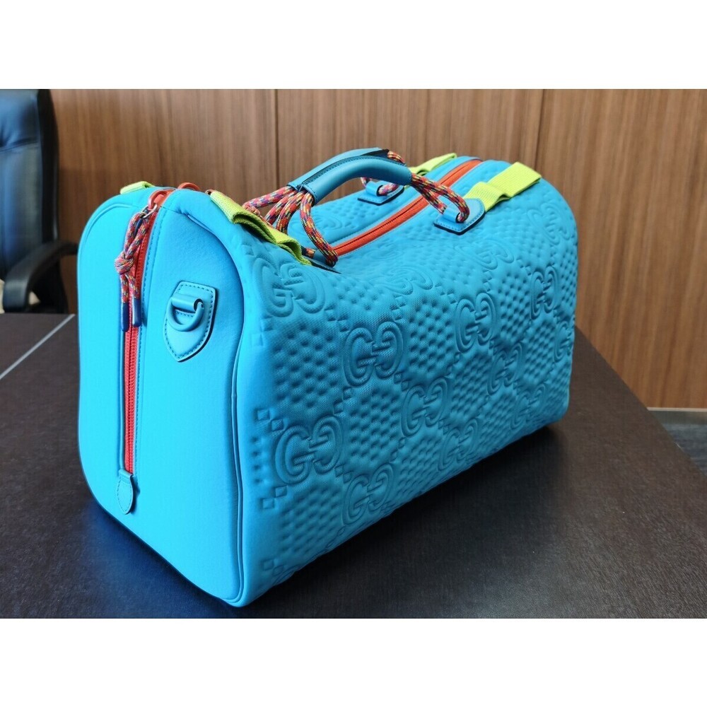 Gucci GG Scuba Duffle Bag Blue - Picture 3 of 9